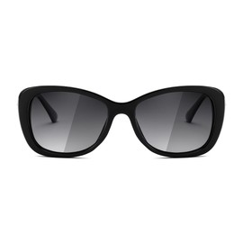 FEISEDY Polarized Women Sunglasses Retro Shades Photochromic Lens Sparkling Crystal Sunglasses UV400 Protection B0144