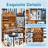 DIY Miniature House Kit, 3D Wooden Puzzle Seaside Coffee Shop