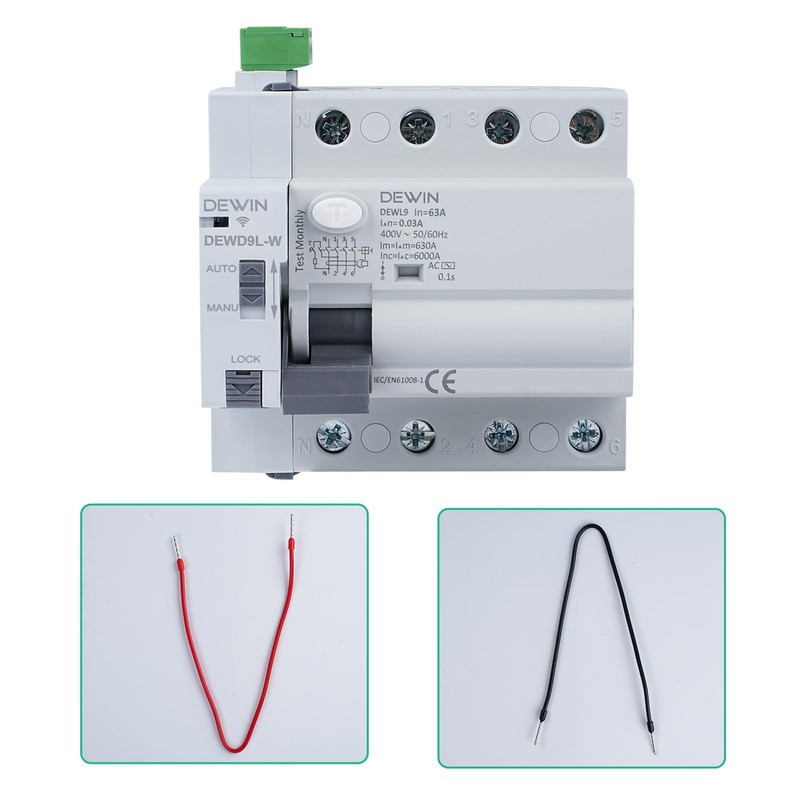 DEWIN FI Circuit Breaker with Automatic Reactivation, FI Automatic Reconnection