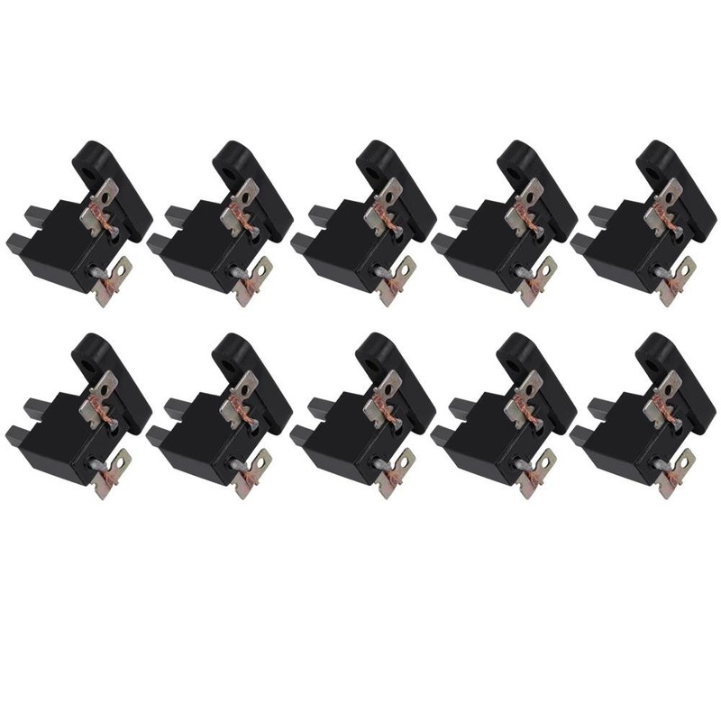 Generator Brush, 10pcs Generator Carbon Brush Assembly Replacement Accessories Generator