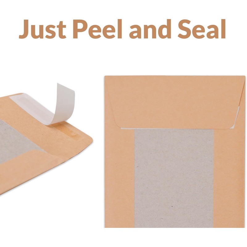 5 X A5/C5 Board Back Manila Envelopes. Please Do Not