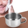 Shaving Soap Bowls, 4.3 x 2.0inch Stainless Steel Shaving Brush