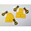 Handmade Bumble Bee Die Cut Beehive Set Handmade Paper Piecing