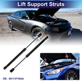 X AUTOHAUX 2pcs Front Hood Lift Support Struts Gas Spring No.55113776AA for Chrysler 300 Sedan 2011-2016