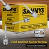 Sammys 8021957-25 1/4 x 2'' Horizontal Rod Anchor Super Screw