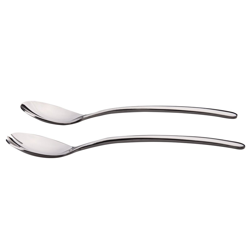 IMEEA® Salad Fork and Spoon Serving Set Stainless Steel 21cm/8.3inch,