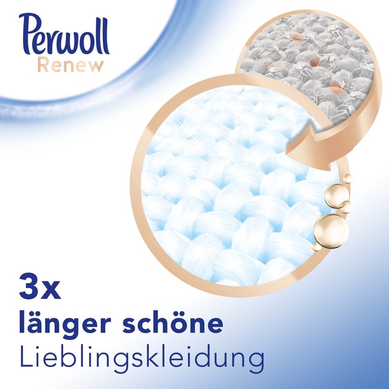 Perwoll Renew und Repair Weiß und Faser Feinwaschmittel, 24 (1x