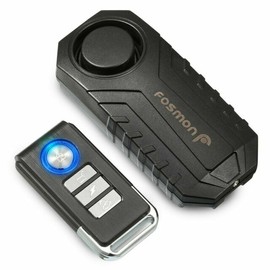 Fosmon Loud 113dB Wireless Anti-Theft Vibration Motorcycle Bike Security Alarm Remote