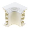 Panduit T70ICIW Power Rated Raceway Inside Corner Fitting, Off White