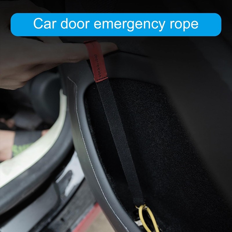 2Pcs Vehicle Door Emergencies Pull Cord Simple Operate Escape Pull