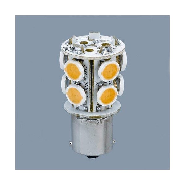 MARINE LED BULB B15D TYPE SINGLE CONTACT PARALLEL PINS HIGH