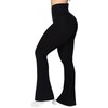 Sunzel Flare Leggings, Crossover Yoga Pants with Tummy Control, High-Waisted