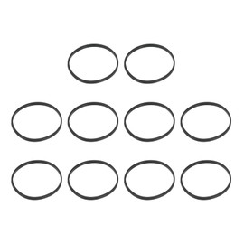 PATIKIL Carburetor Float Bowl Gasket, 10pcs 796610 Carburetor Float Bowl Gasket for 799871 799866 790845 796707 794304 Engines Lawn Mower Parts Kit, Black