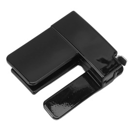 TOPINCN Pants Waist Shrink Clip Buckle Adjust Buckle Fold Belt Clip Belt Buckle Clamp Waist Elastic Folding for Foldable Clip Clamp Clip Fastener Replacement Belts (Black)