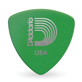 D'Addario Accessories Duralin - Púas de guitarra, tamaño mediano, 10 unidades, forma ancha