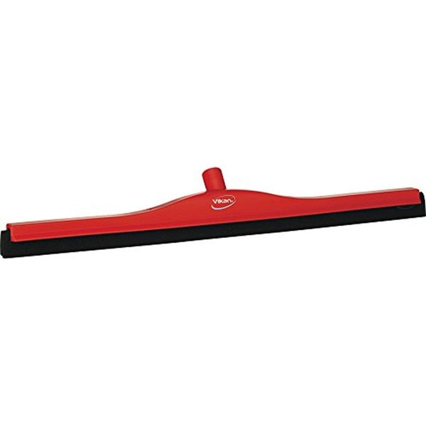 Vikan, Red Squeegee,Fixed Head,Floor,28",PP/RB, 7755
