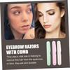 FOMIYES Eyebrow Safety Trimmers 8pcs Set Women's Razor Kit Travel-friendly