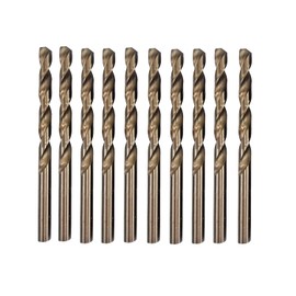 Generic 1-10MM 10 PCS MICRO HSS PRO TITANIUM COATED COBALT JOBBER STAINLESS STEEL DRILL BITS SET METAL WOOD PLASTIC UK (7mm)