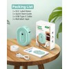 Anycash N12 Label Maker Machine, Portable Bluetooth Mini Label Printer,