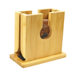 YQWIN Bagel Slicer Holder Bagel Cutter Wood Bagel Slicer Holder for Small & Large Bagels Buns, English Muffins, Anti-Slip Bread Cutter, Cutting Groove, 5.9 x 5.3 x 3 in