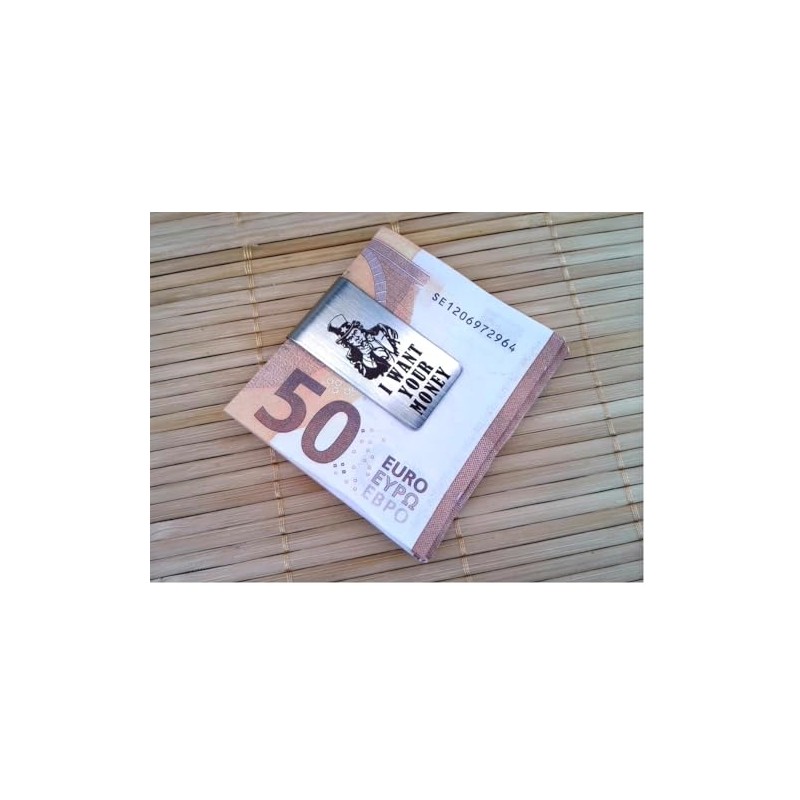 Money Clip Elegant and Elegant Brushed Stainless Steel Many Different