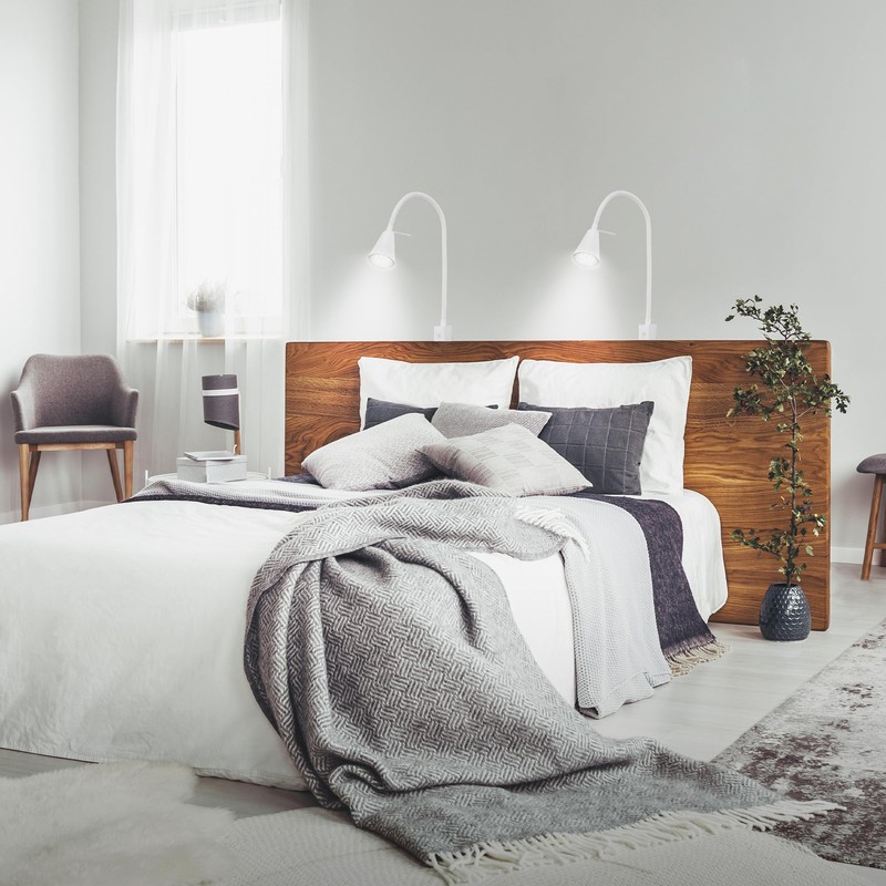 BRILONER BRILONER - LED Leselampe mit Ein/Aus-Schalter, schwenkbar, viele Befestigungspositionen,