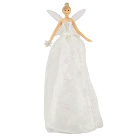 Crafty Capers Iridescent Sparkling Fairy | Tree Topper | Large 29cm Tall | Gisela Graham