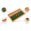 Shut The Box 2-6 Players Dice Game Wooden Board Games