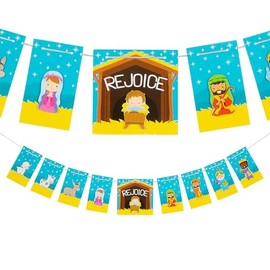 Fun Express Nativity Scene Garland Craft Kit - Makes 1