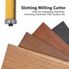 1/2in Shank Flush Trim Bit Double Bearings Straight Milling Cutter