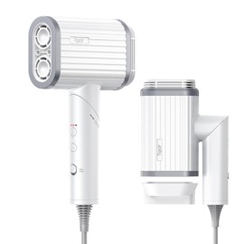 Tqcir Hair Dryer, Dual 130,000 RPM High-Speed Brushless Motors Blow Dryer for 6X Fast Drying, 500 Million Negative Ionic Hair Dryers for Long Thick Hair, Low-Noise 4 Temps /4 Speeds