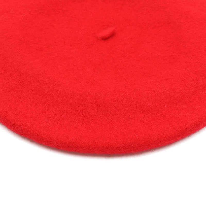 Umeepar Wool French Beret Hat Solid Color Winter Hat for