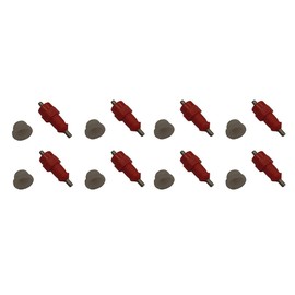 RAParts x8 Chicken Waterer Push in Poultry Nipples for Drinker Bird Drink Water Fowl Chook