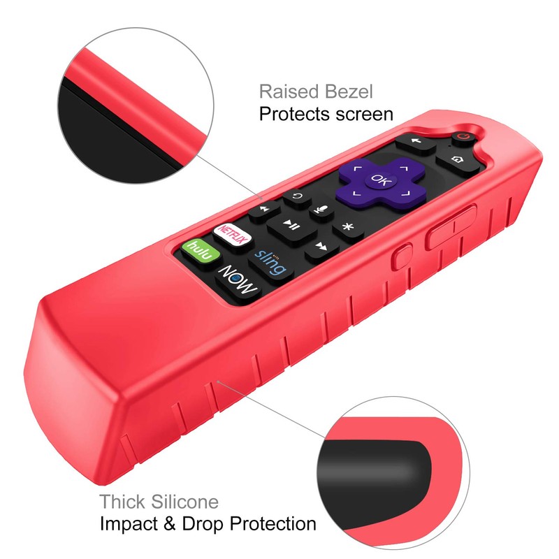 CaseBot Case for Roku Voice Remote RCA1R/RCAL7R, Express HD/4K+, Ultra