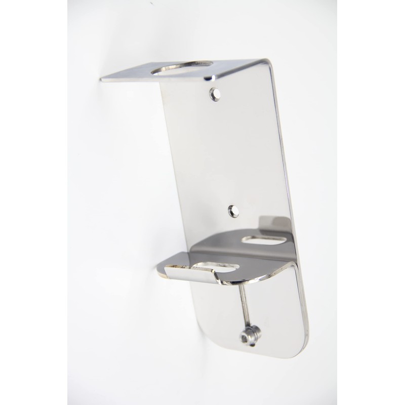 WALL MOUNT SINGLE DISPENSER CHROME HOLDER Ideal for CAREX 250ml