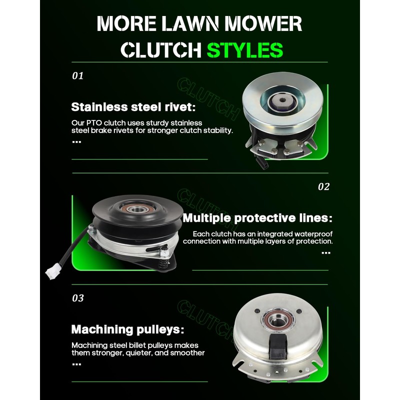 ECCPP New Electric Lawn Mower Electric PTO CLUTCH Kits 3813