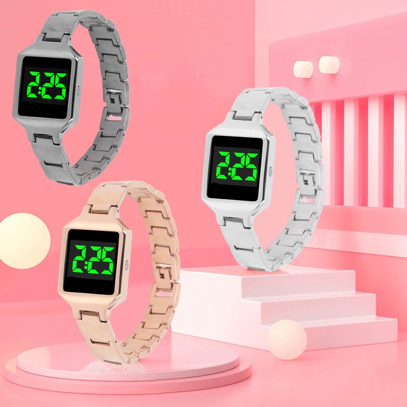 Digital Wrist Watch High Definition Screen Waterproof Fashionable Electronic Watch