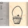 Easter Krampus Basket Rubber Stamp, with Tiny Hand Emerging, Scary