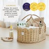 BEBE BASK Premium Baby Diaper Caddy Organizer - Handmade &