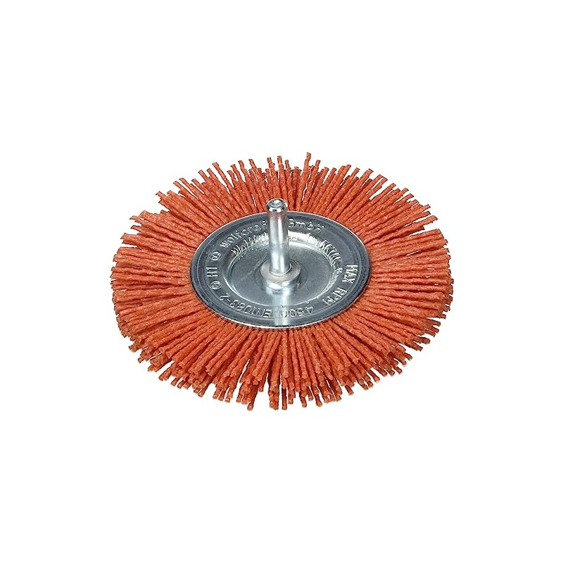 wolfcraft Nylon Wire Wheel Brush, aggressive I 8477000