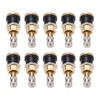 10 Pcs Brass Valve Stem TR501 High Strength Tubeless Truck