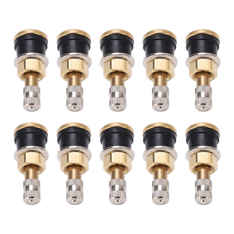 10 Pcs Brass Valve Stem TR501 High Strength Tubeless Truck
