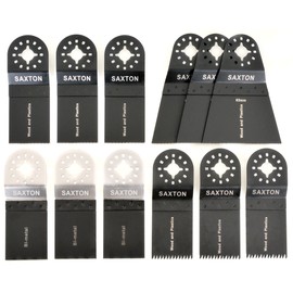 12 Saxton Mixed Blades (a) Fein Multimaster Bosch Multitool