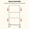 Heavy Duty Kids Clothing Rack Rolling Large Storage Capacity Dress