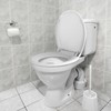 19 in Toilet Seat with Cover Soft Close, Toilet Lid
