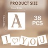 3 Inch Alphabet Stencils for Painting on Wood – 38