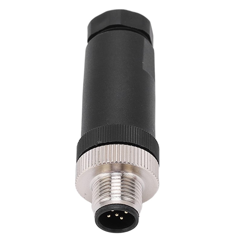 VOBOR Male Field Installable Connector M12 5 Core IP67 Boat