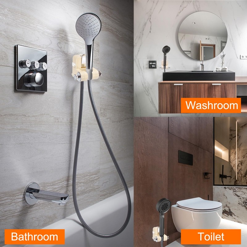 sourcing map Shower Head Holder, Suction Cup Shower Head Holder,