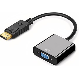 Generic Displayport to HDMI Adapter, Dp(Display Port) Male to Hdmi Female Converter with Audio (Display Port DP to VGA)
