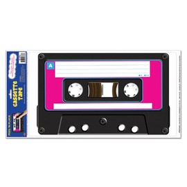 Cassette Peel 'N Place Party Accessory (1 count) (1/Sh)